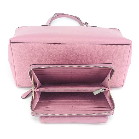 3PCS Coach City Zip Top Tote Wallet Wristlet Set - Picture 5 of 8